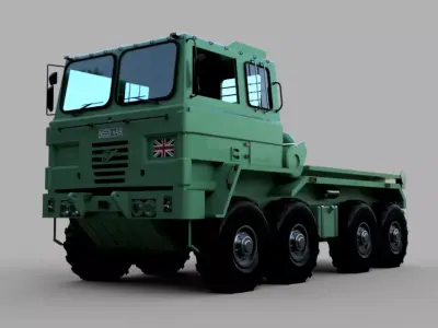 Military truck Low-poly 3D model purchase