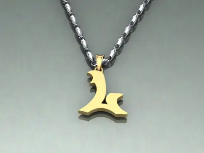 Pendant L-L1 3D print model