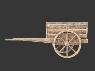 Medieval Collection Transport Carts 3D Model Pack