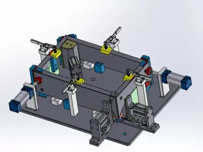 Skirt Panel Welding Assembly  3D model