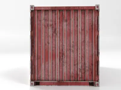 Old Shipping Container  3D model