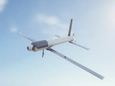 Switchblade 600 Loitering Missile Drone 3D model