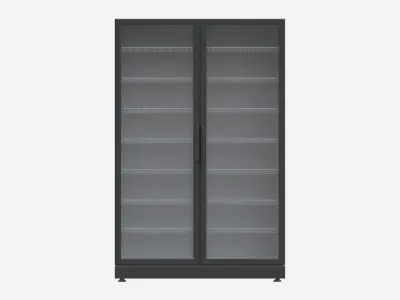 Beverage Cooler Big Double 01 3D model