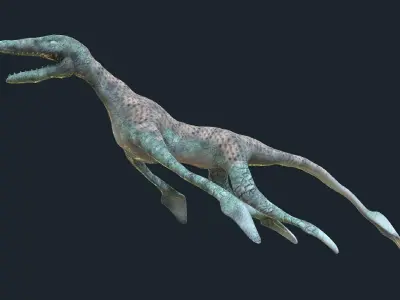 Sea Monster Low-poly 3D model