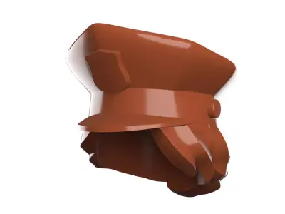Custom3Dprint Minifigure Accessory - Minifigure Hair S2 - 074 3D print model