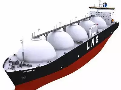 LNG Tanker - 01 - 3D model