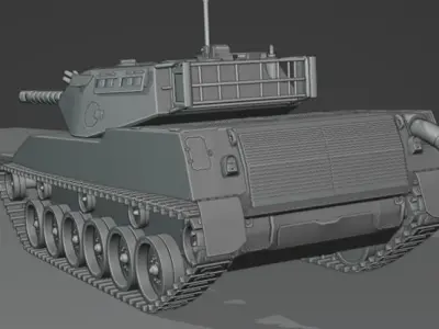 stingray tank 3D model