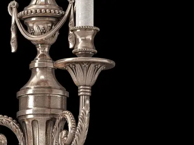 Metropolitan wall lamp N1789 3D model