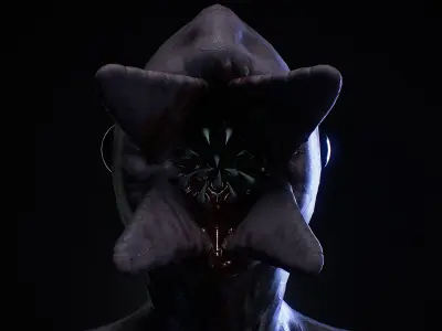 Homuncul1 Low-poly 3D model