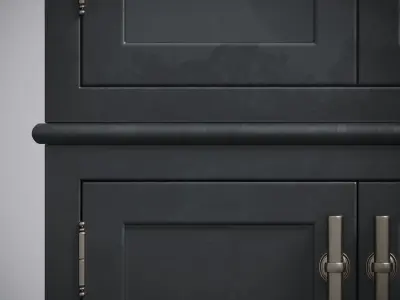 RH - English Antique Cabinet 3D model