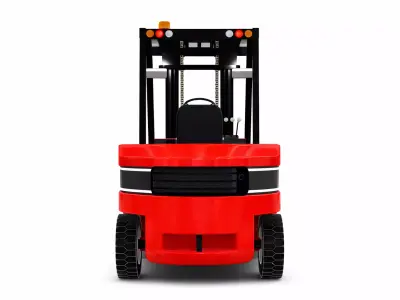 Forklift WOLF Low-poly 3D model