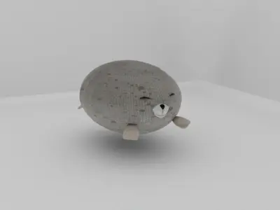 leopard seal pillow Free 3D model