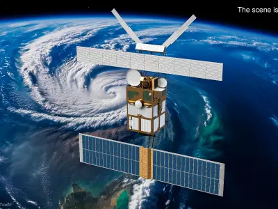 Geostationary Communication Satellite ERS-2 3D model