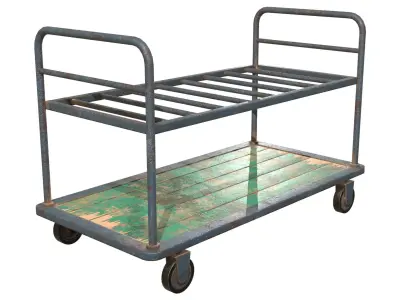 Cart 1 Low-poly 3D model