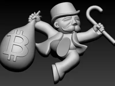 Monopoly Man 3D print model