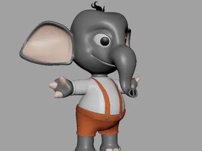 Elephant 3d Model Free 3D model