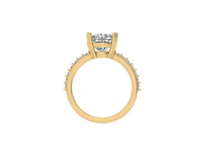 Cushion Ring 3D print model 5