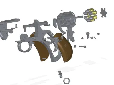 Webley Mk I 3D model