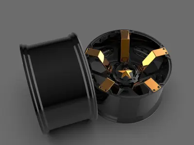 XD Series XD811 Rockstar II Wheel 3D model