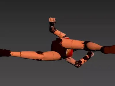 Spring Festival Gala - Running Robot 1 3D model