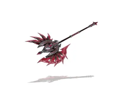 Legendary Axe Low-poly 3D model