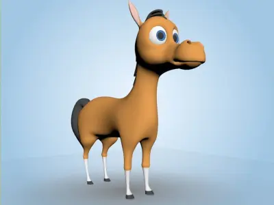 Horse 3D model