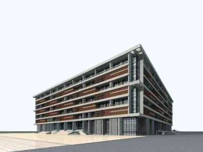Office Building 3D model 152