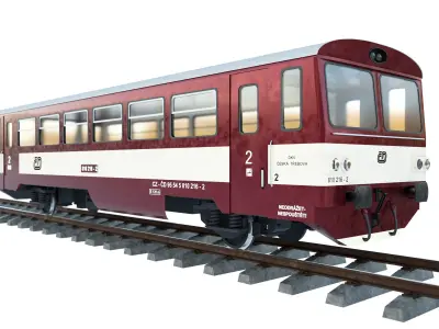 Ceske drahy - CD train 810 3D model
