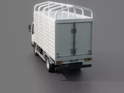 Isuzu Elf Box Truck 3D model