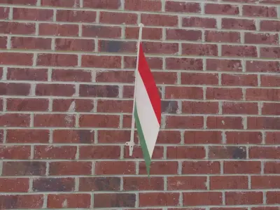 Flag of Hungary 3D model