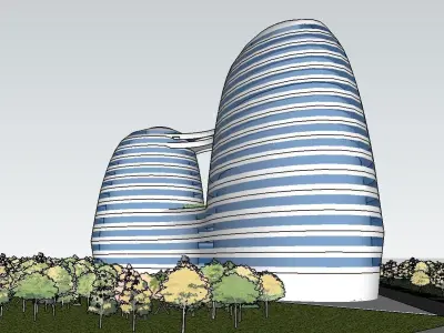 vacation spot-Resort-Fashion Leisure Hotel-0262 3D model