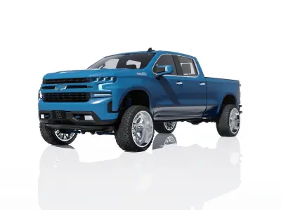 Pickup High Country w Interior 3D model