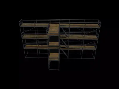 scaffold tower 3D model