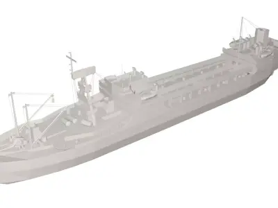 Military Ship 3D model