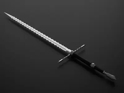 Really cool sword 3D model