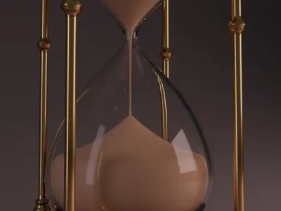 Sand clock 3D model