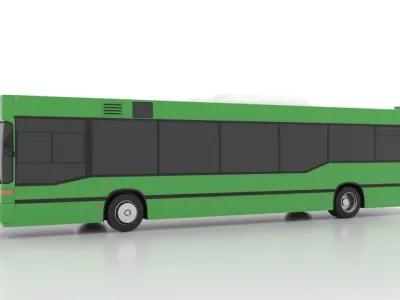Mercedes-Benz O405N2 France Low Low-poly 3D model