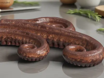  Marine Octopus Tentacles Curled 