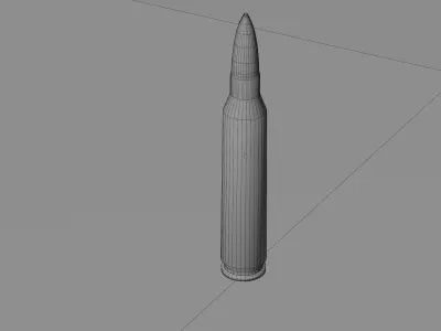 5 56mm NATO Precision Ammo Game Ready Low-poly 3D model