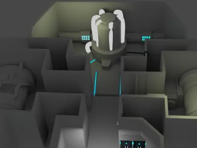 Among us Full 3D Map 3D model