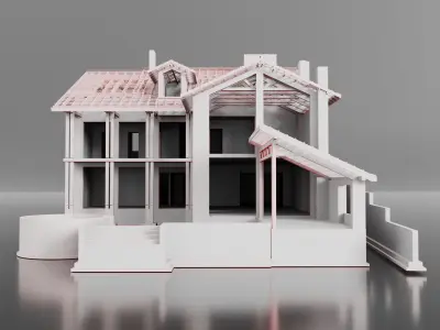 Cottage 3D model