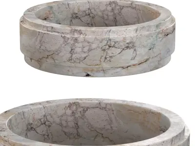 GRIGIO ANTICO CHIARO FRUIT BOWL 3D model