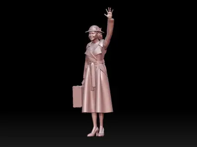 woman 3D print model shop