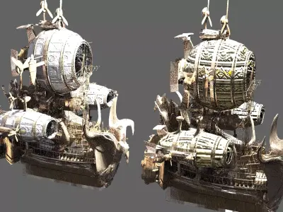Monster Hunter Zeppelin 3D model
