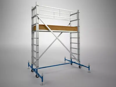 Scaffold tower 13 3D model