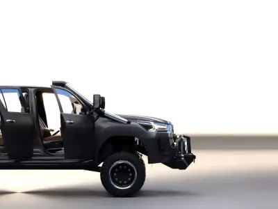 6x6 Off Road Utility Truck Camper Expedition Vehicle 3D Model 3D model