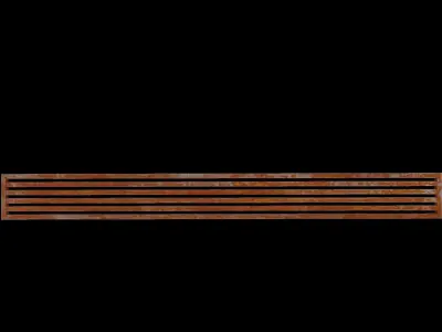 Steel walkway 3D model