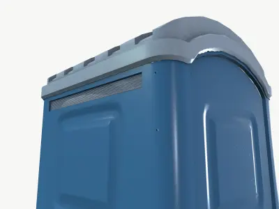 Portable Toilet 3D model get