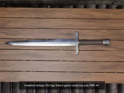  medieval fantasy old age weapon pack game ready PBR4k