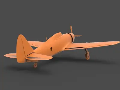 P-47 Thunderbolt US 3D print model